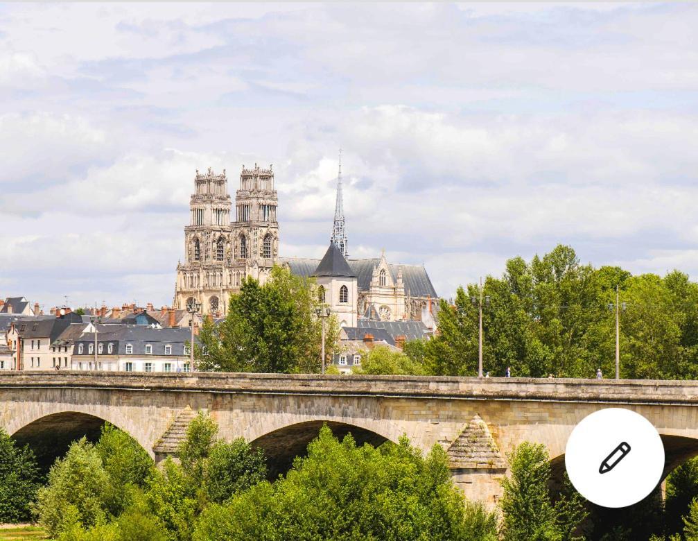 Cosy Loire, T2 Neuf, Front De Loire ,Vue Cathedrale,5Min A Pied Centre Ville Et Parking Prive 奥尔良 外观 照片